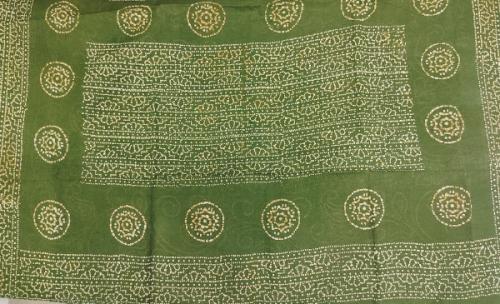 PL COTTON SAREES WITH WAX DOT PRINT DESIGNS
